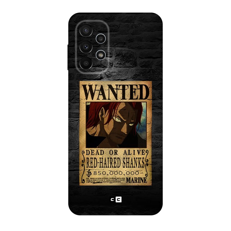 Shanks Wanted Original Polycarbonate Back Case for Galaxy A23