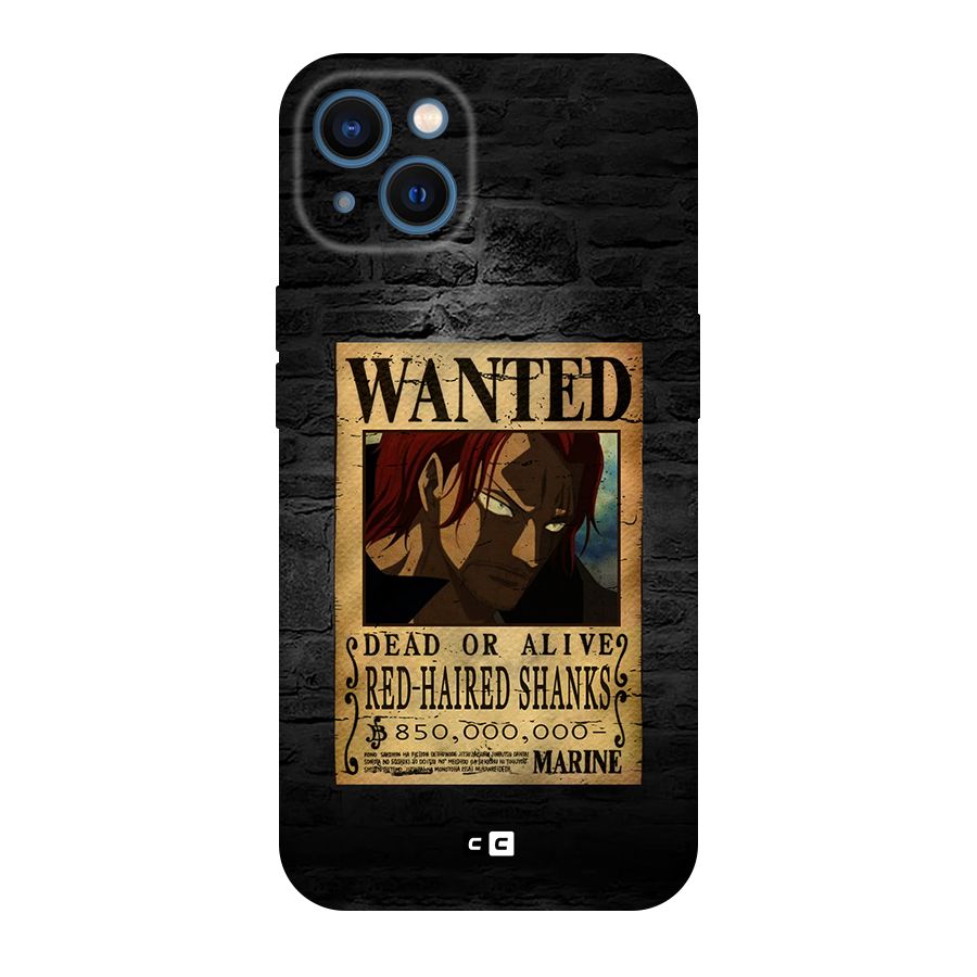 Shanks Wanted Original Polycarbonate Back Case for iPhone 13