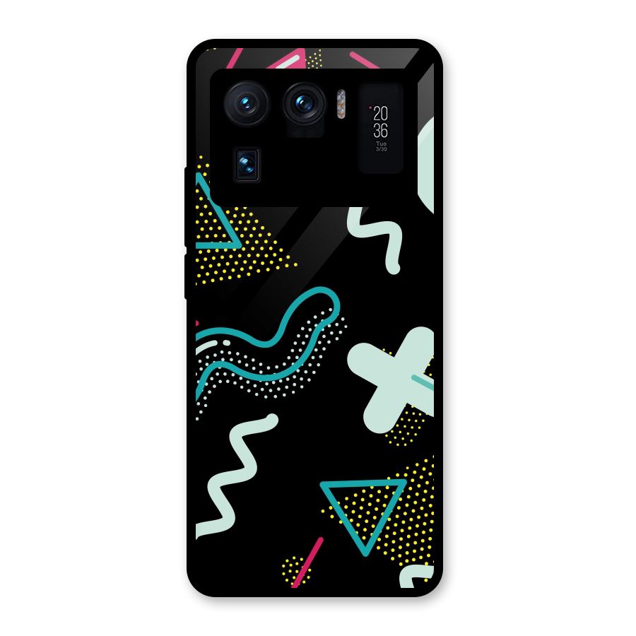 Shapes Pattern Glass Back Case for Mi 11 Ultra
