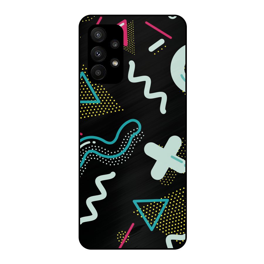 Shapes Pattern Metal Back Case for Galaxy A23