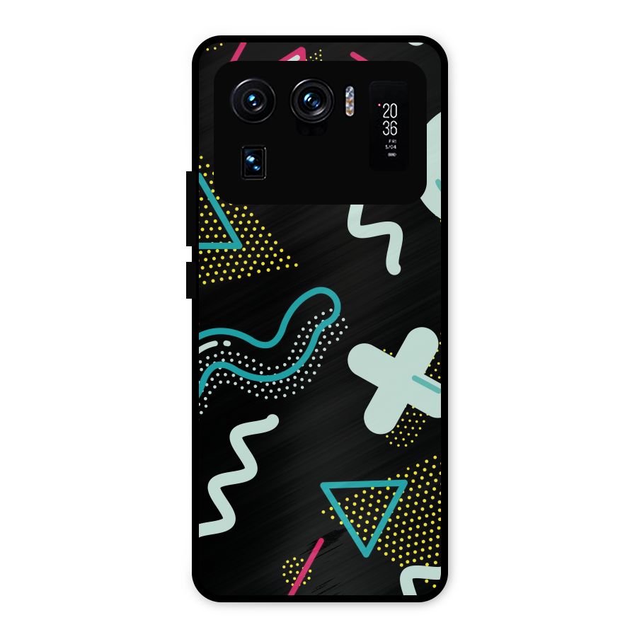 Shapes Pattern Metal Back Case for Mi 11 Ultra