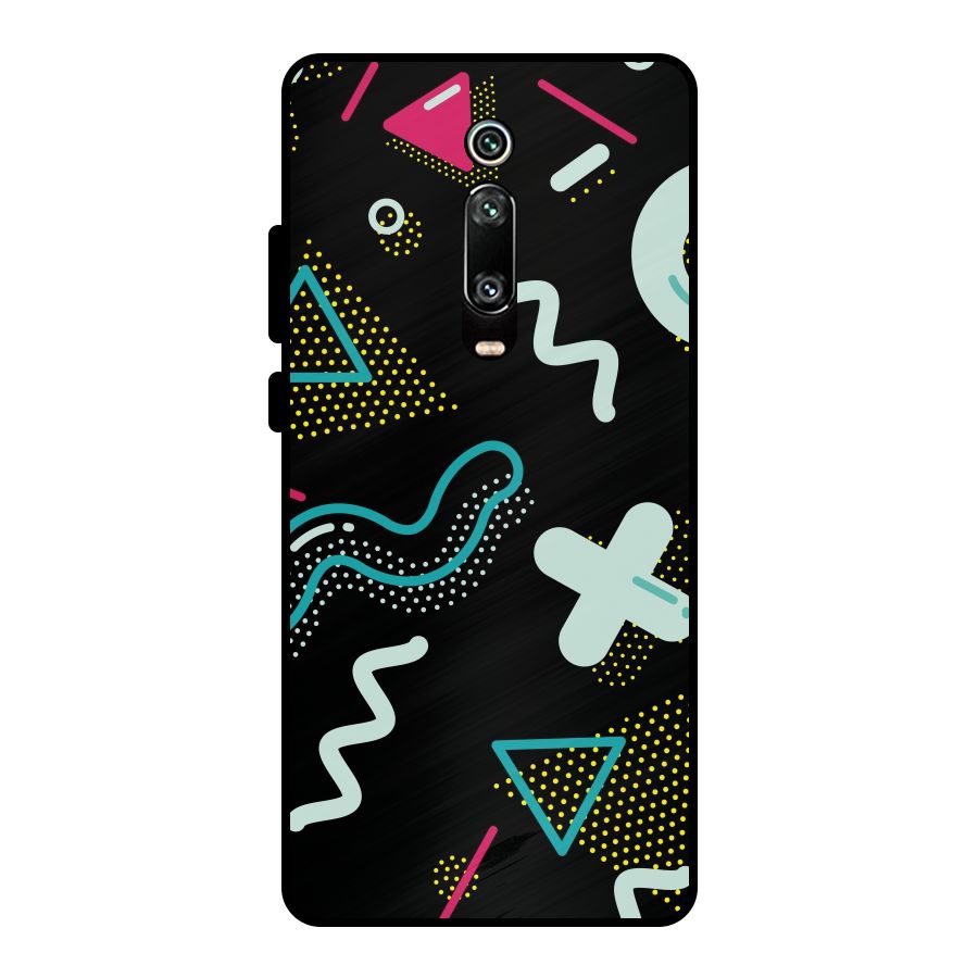 Shapes Pattern Metal Back Case for Redmi K20 Pro