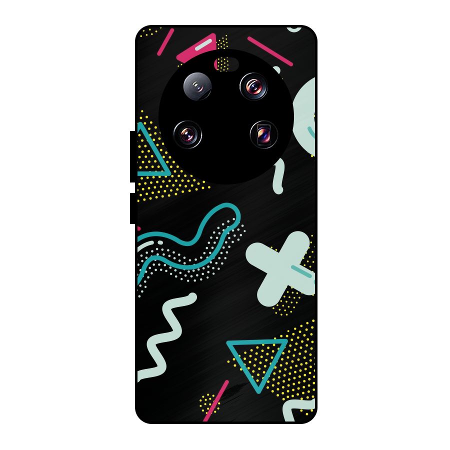 Shapes Pattern Metal Back Case for Xiaomi 13 Ultra