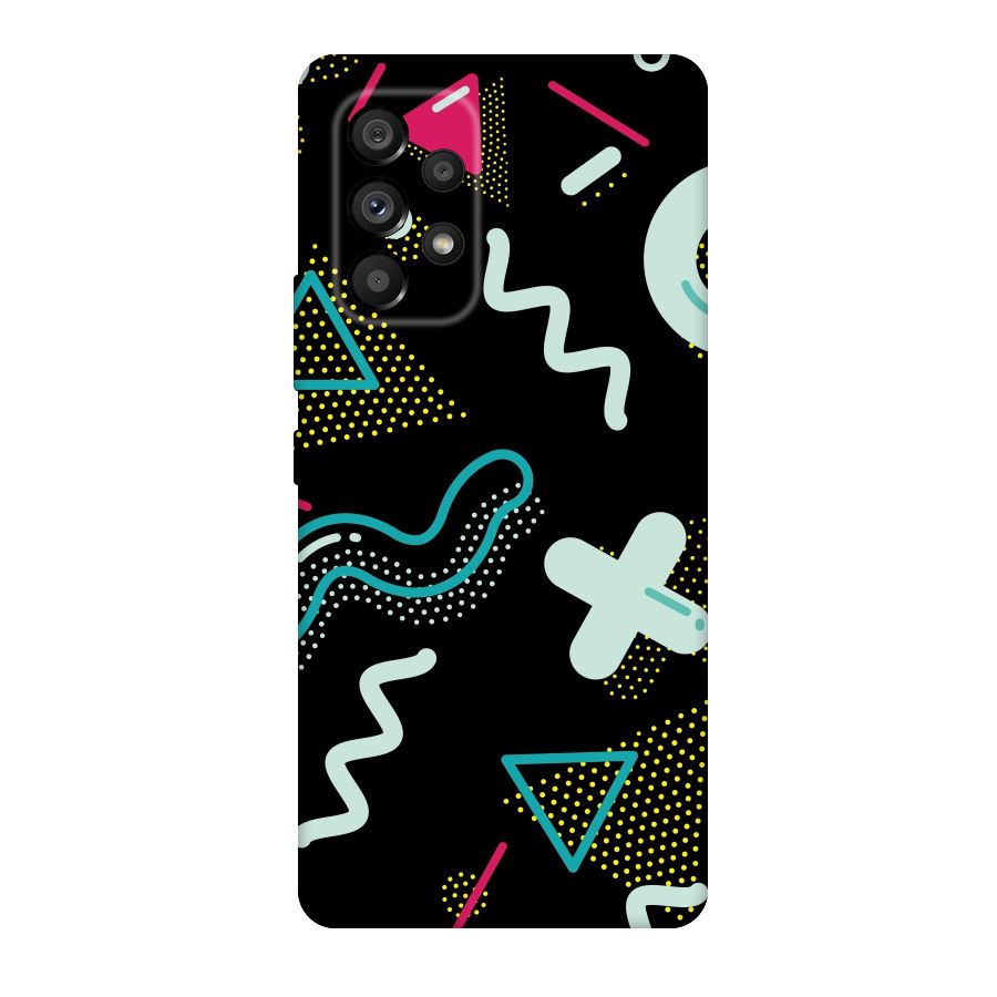 Shapes Pattern Original Polycarbonate Back Case for Galaxy A53 5G