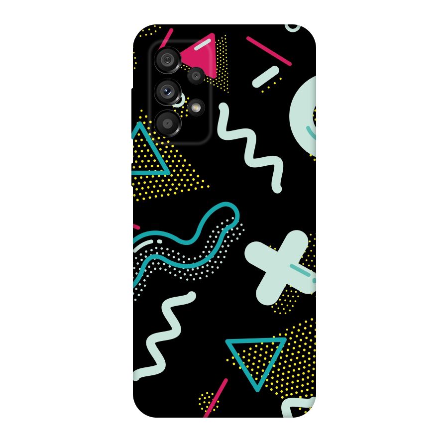 Shapes Pattern Original Polycarbonate Back Case for Galaxy A73 5G