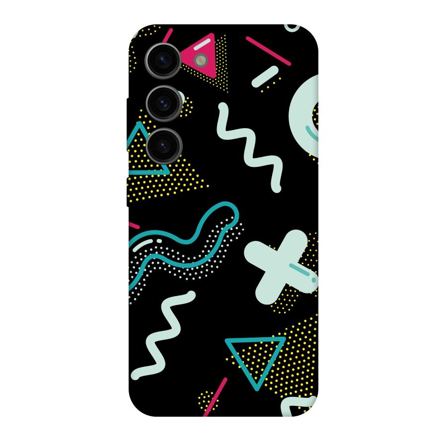 Shapes Pattern Original Polycarbonate Back Case for Galaxy S23