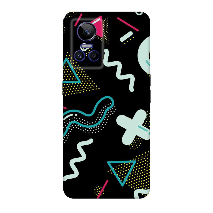 Shapes Pattern Original Polycarbonate Back Case for Realme GT Neo 3