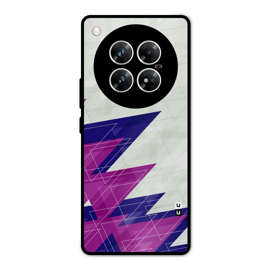 Sharp Abstract Design Metal Back Case for Infinix Zero 40 5G