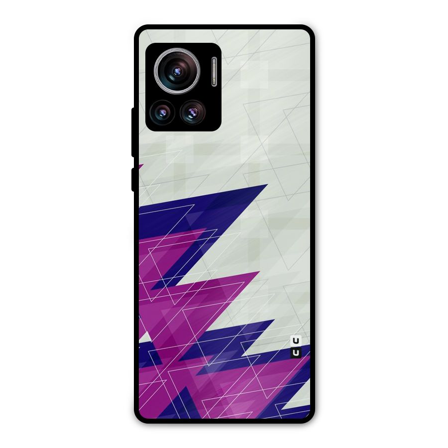 Sharp Abstract Design Metal Back Case for Motorola Edge 30 Ultra