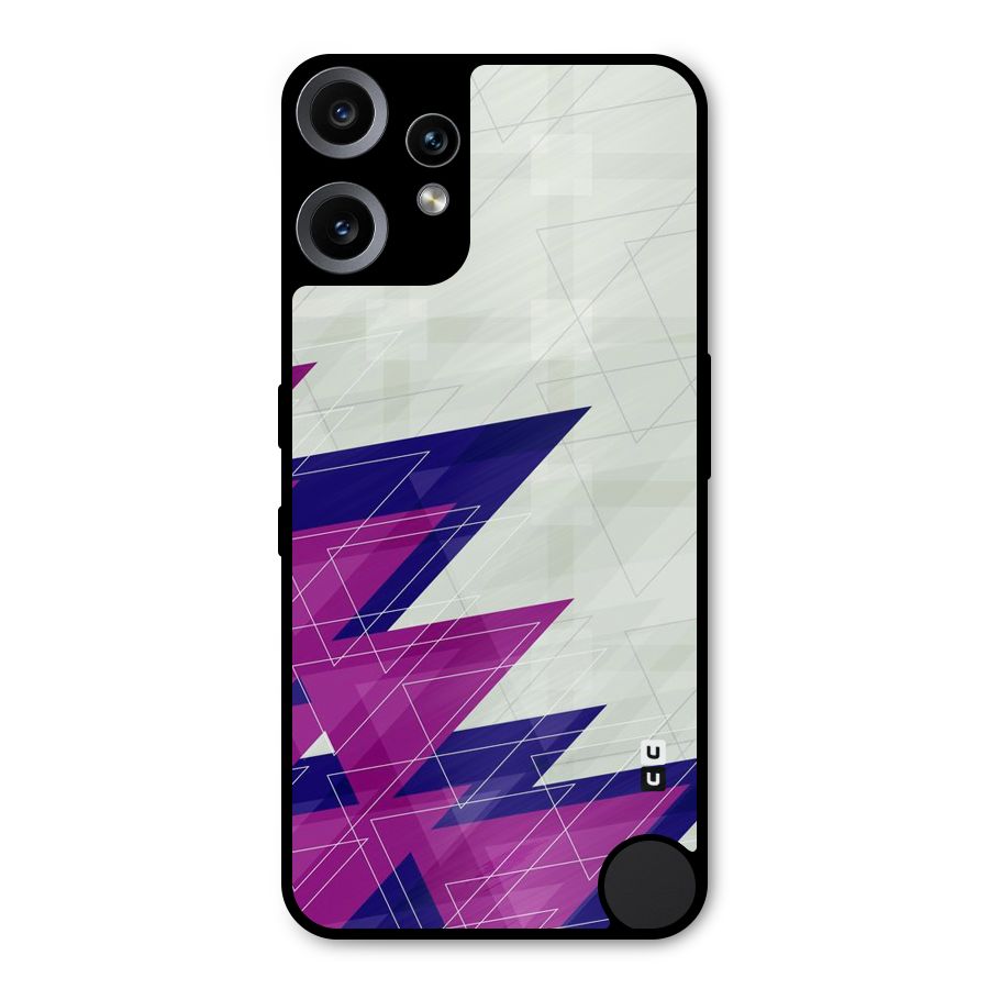 Sharp Abstract Design Metal Back Case for Nothing CMF Phone 2 Pro