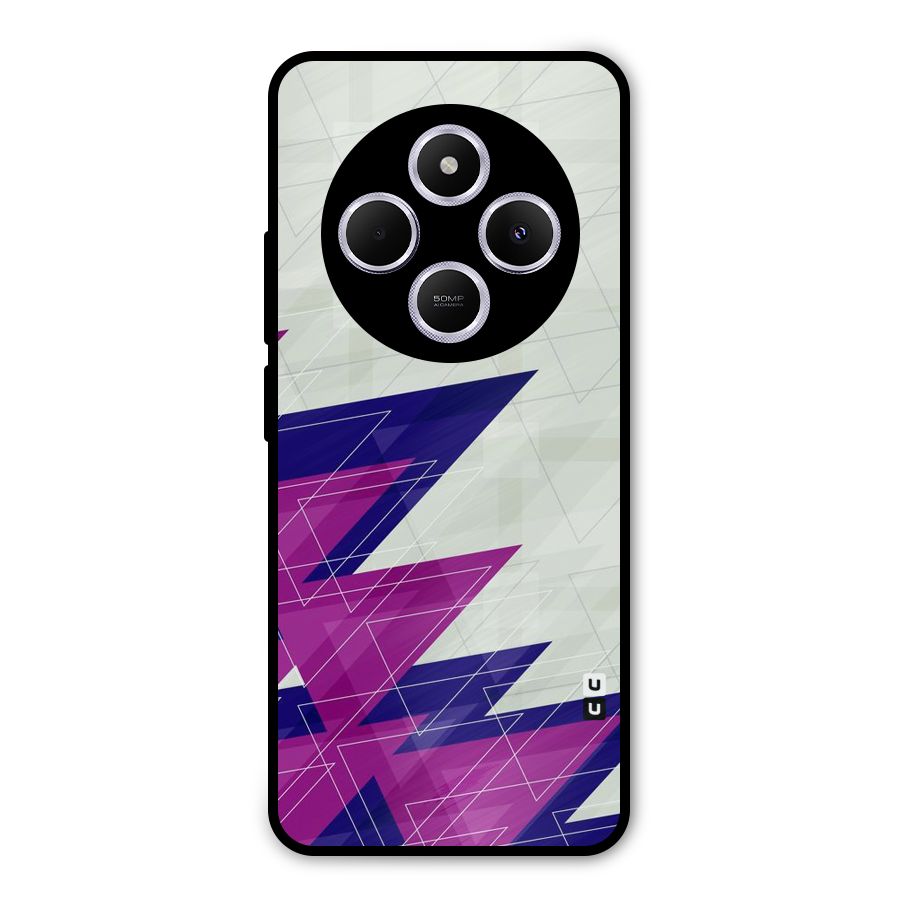 Sharp Abstract Design Metal Back Case for Poco M7