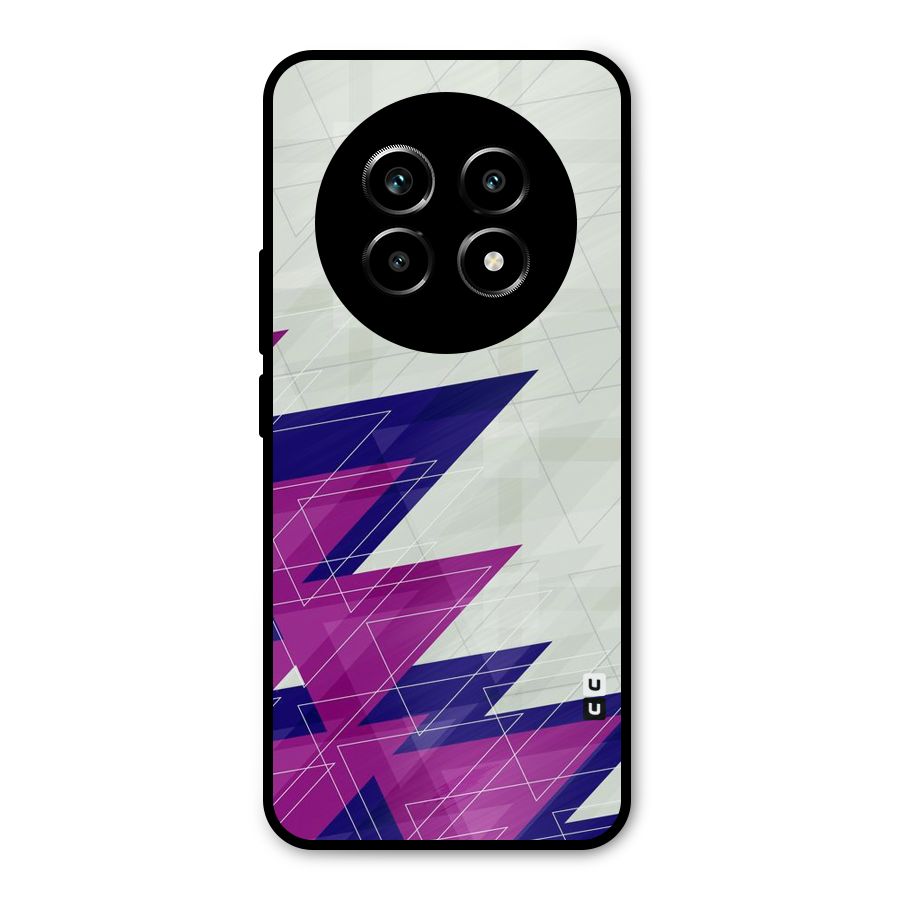 Sharp Abstract Design Metal Back Case for Realme 13 Pro