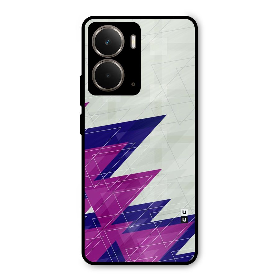 Sharp Abstract Design Metal Back Case for Realme P3