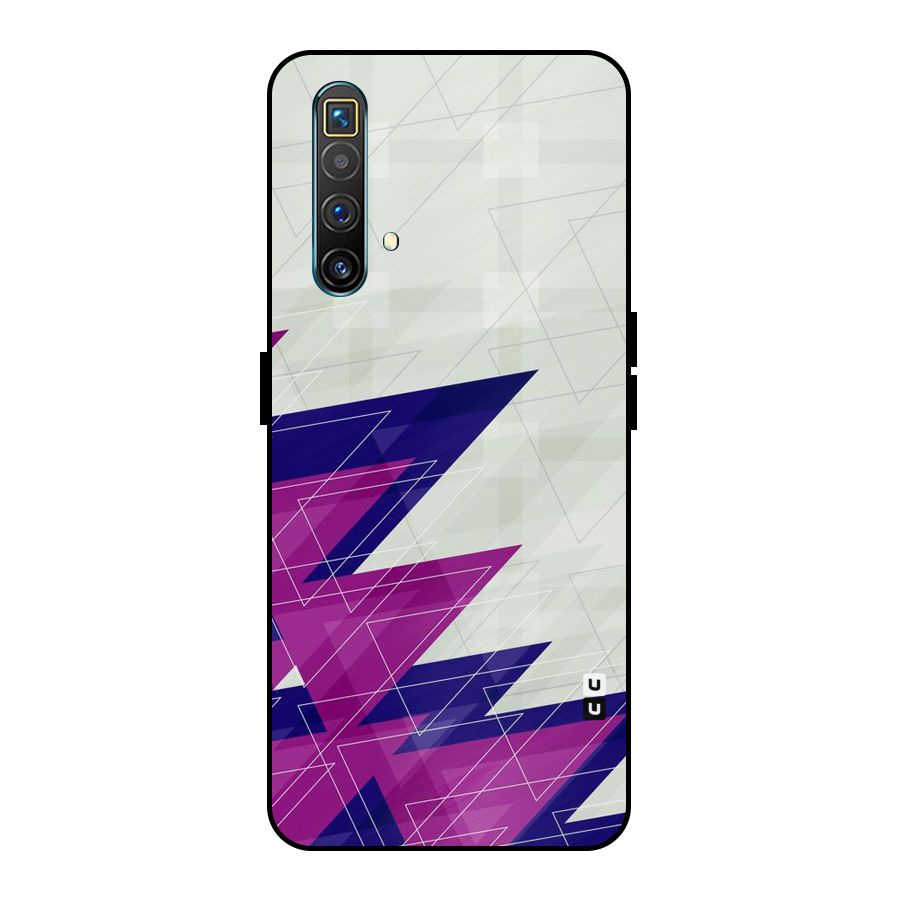 Sharp Abstract Design Metal Back Case for Realme X3 SuperZoom