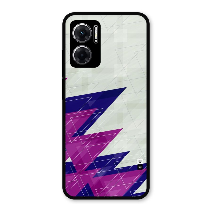 Sharp Abstract Design Metal Back Case for Redmi 11 Prime 5G