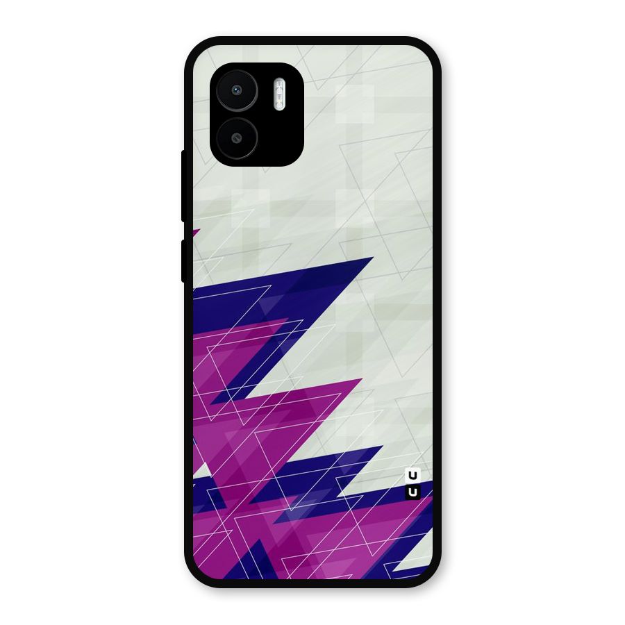 Sharp Abstract Design Metal Back Case for Redmi A2