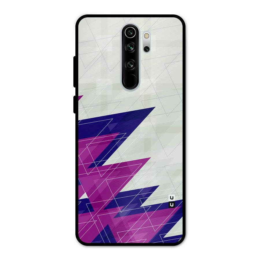 Sharp Abstract Design Metal Back Case for Redmi Note 8 Pro