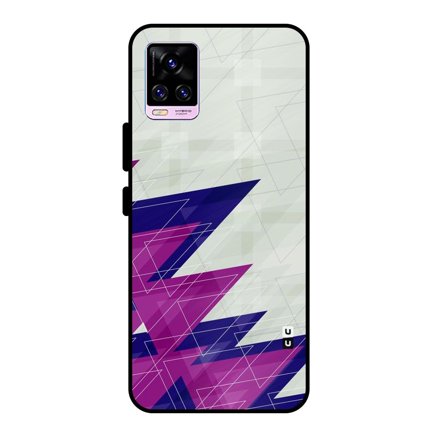 Sharp Abstract Design Metal Back Case for Vivo V20 Pro