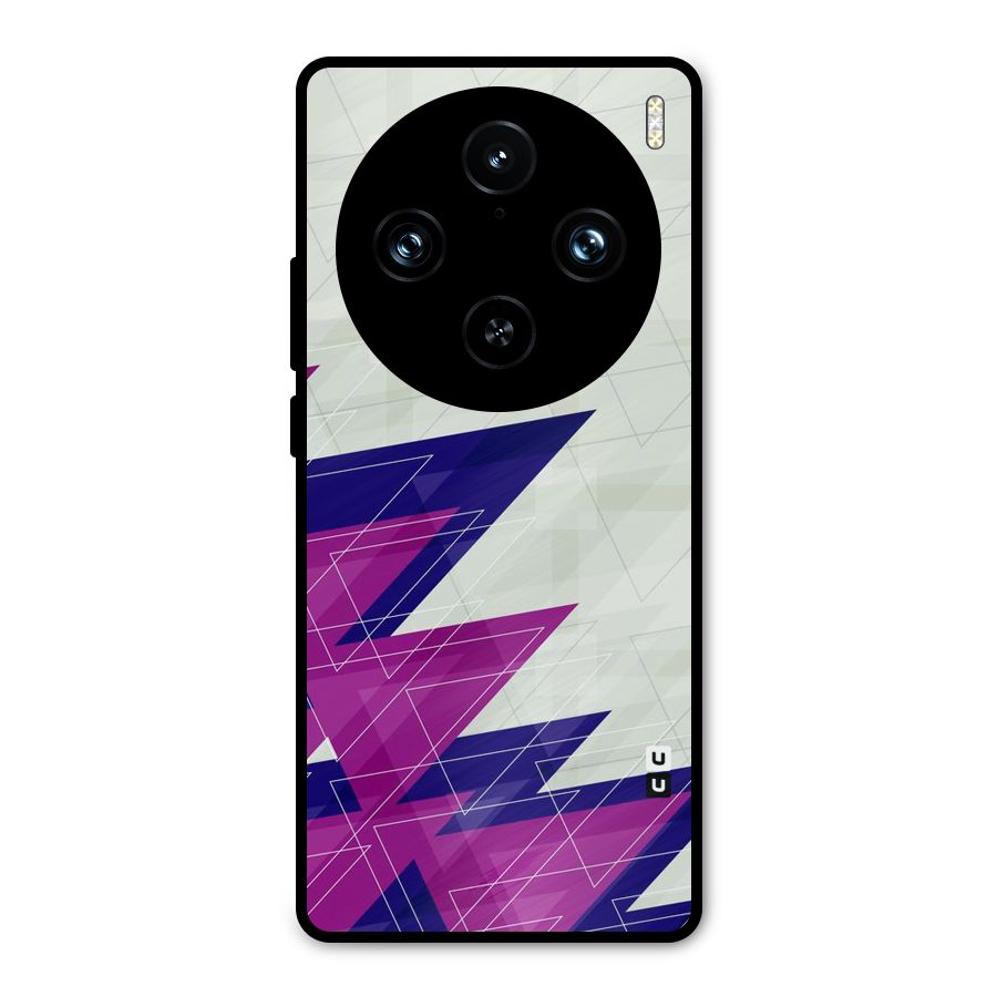 Sharp Abstract Design Metal Back Case for Vivo X100 Pro