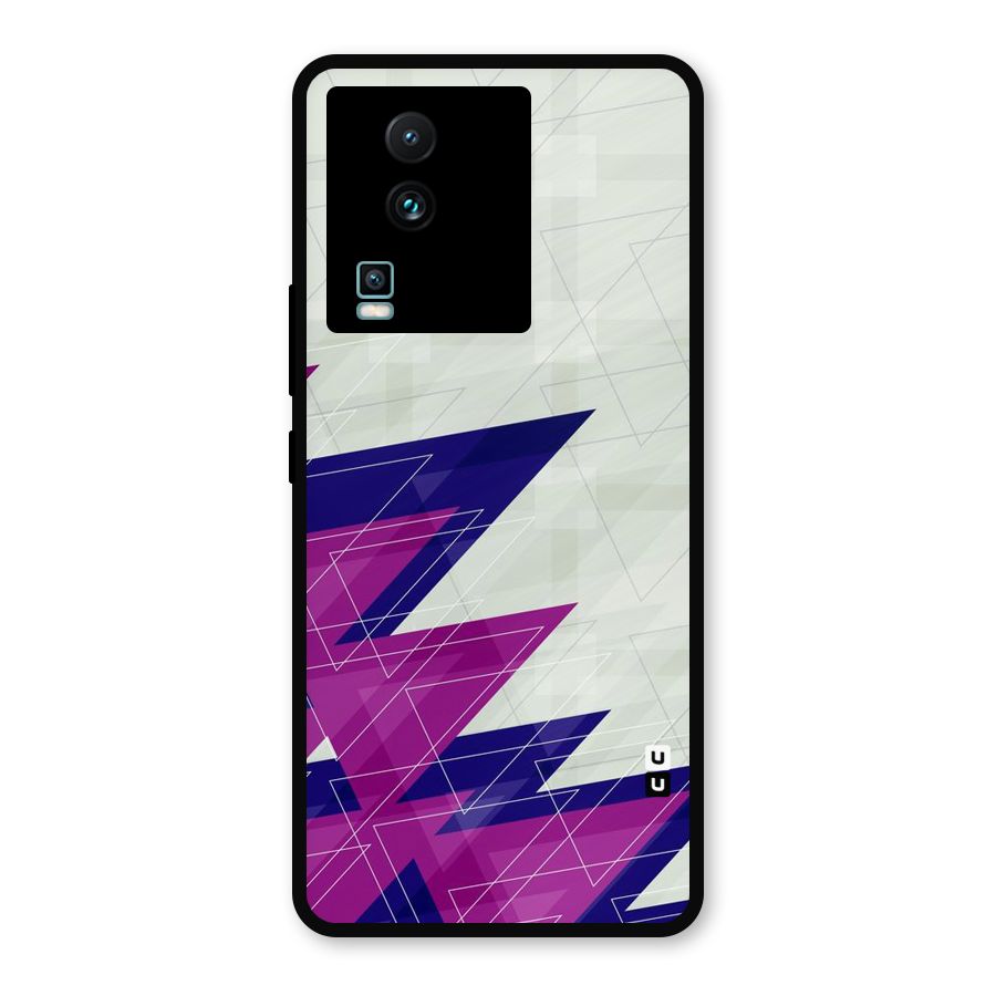 Sharp Abstract Design Metal Back Case for iQOO Neo 7