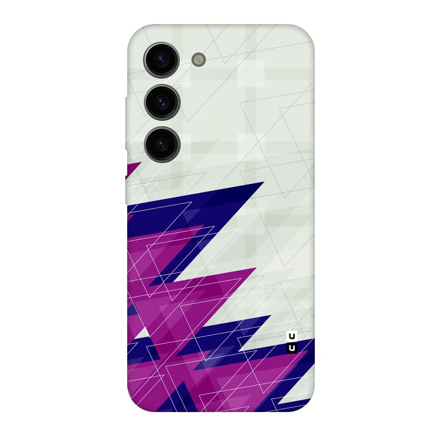 Sharp Abstract Design Original Polycarbonate Back Case for Galaxy S23