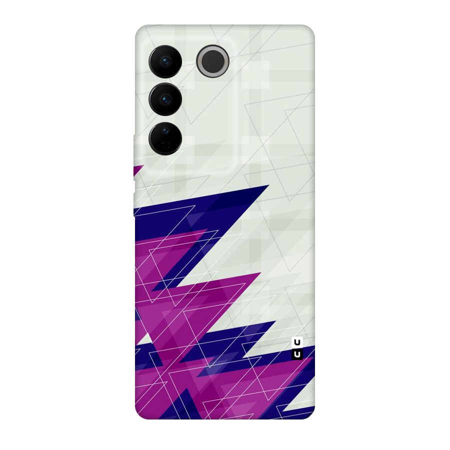 Sharp Abstract Design Original Polycarbonate Back Case for Vivo V27