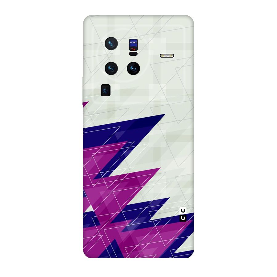 Sharp Abstract Design Original Polycarbonate Back Case for Vivo X80