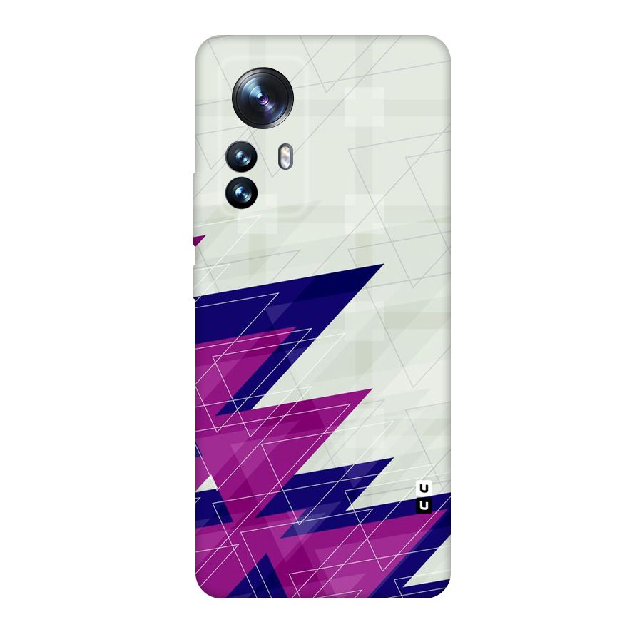Sharp Abstract Design Original Polycarbonate Back Case for Xiaomi 12 Pro