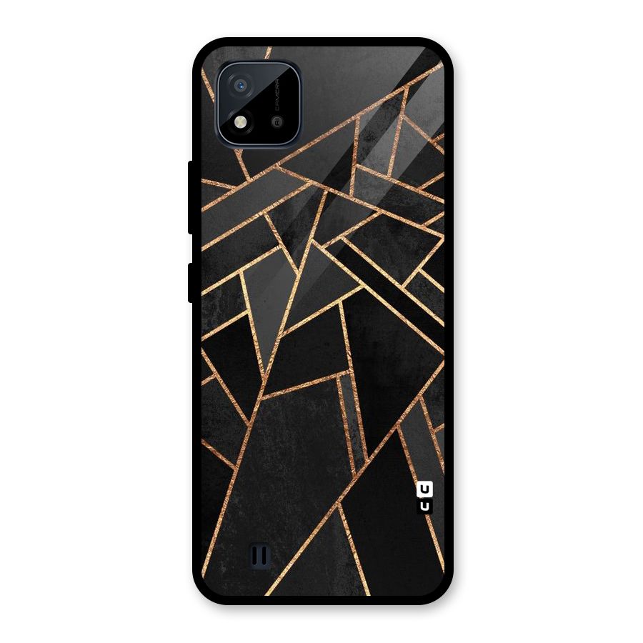 Sharp Tile Glass Back Case for Realme C11 2021