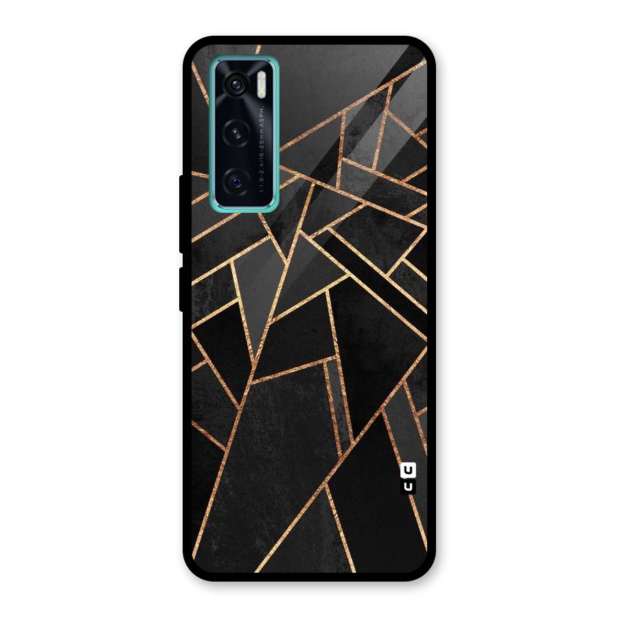 Sharp Tile Glass Back Case for Vivo V20 SE
