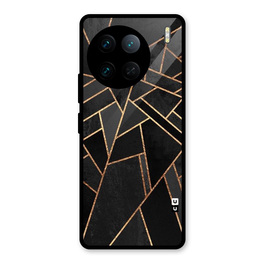 Sharp Tile Glass Back Case for Vivo X90 Pro
