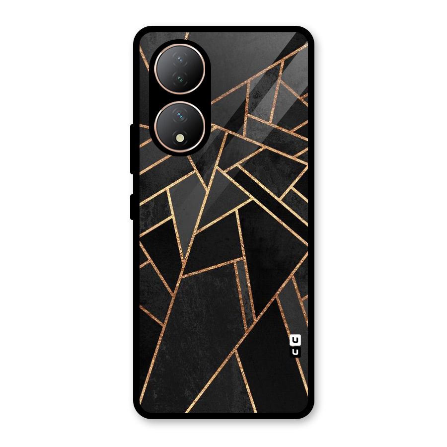 Sharp Tile Glass Back Case for Vivo Y100A