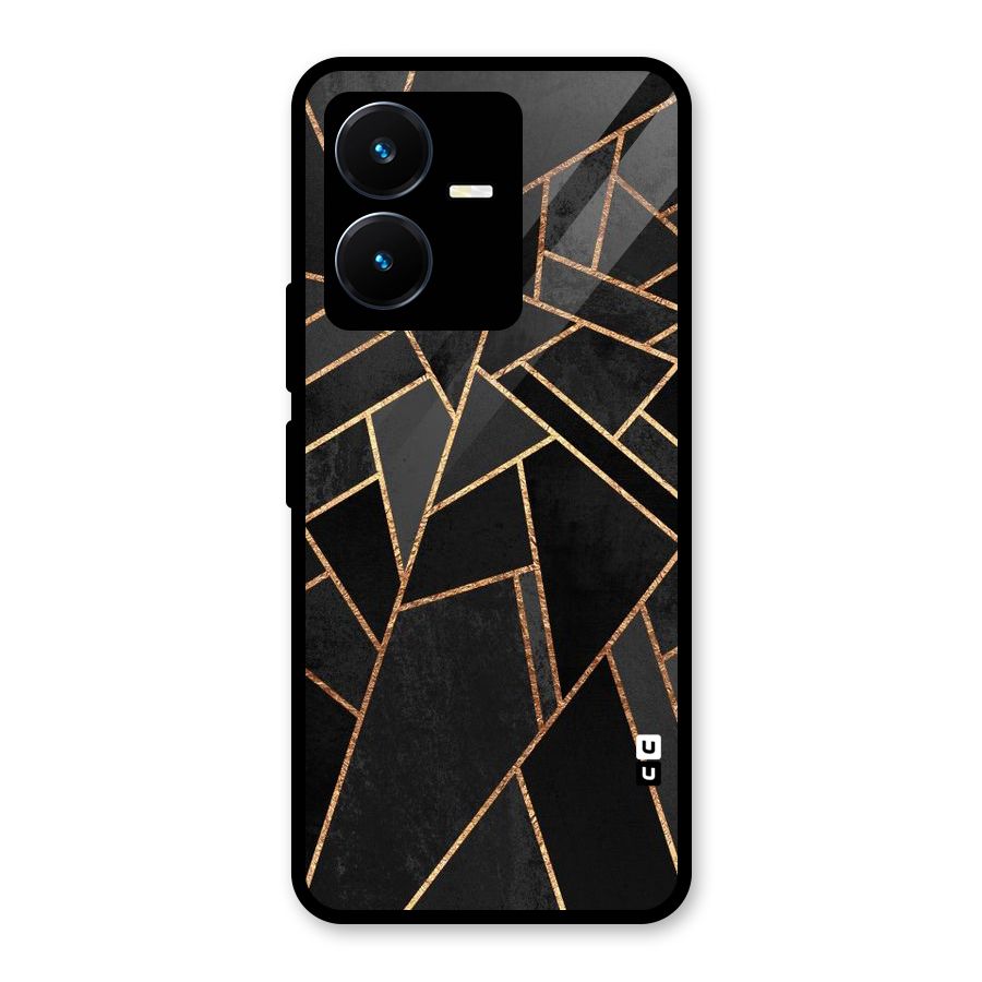 Sharp Tile Glass Back Case for Vivo Y22s