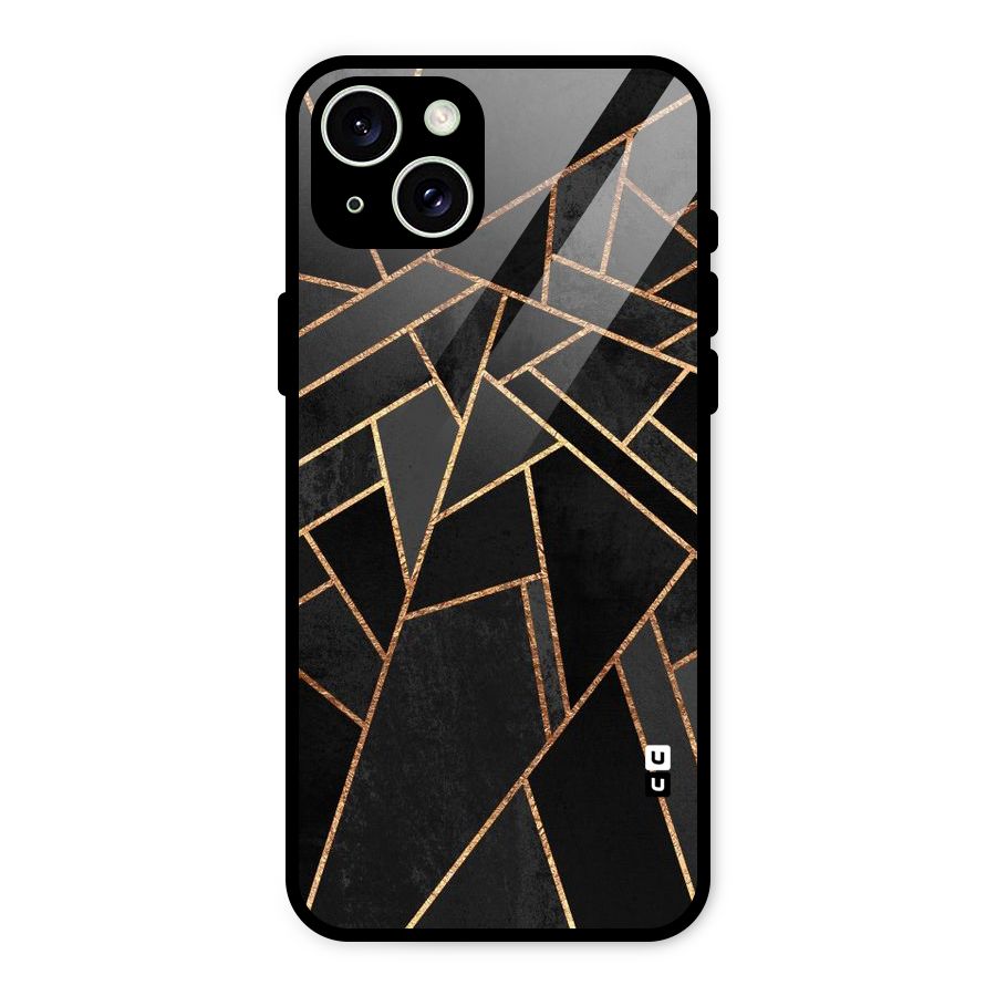Sharp Tile Glass Back Case for iPhone 15 Plus