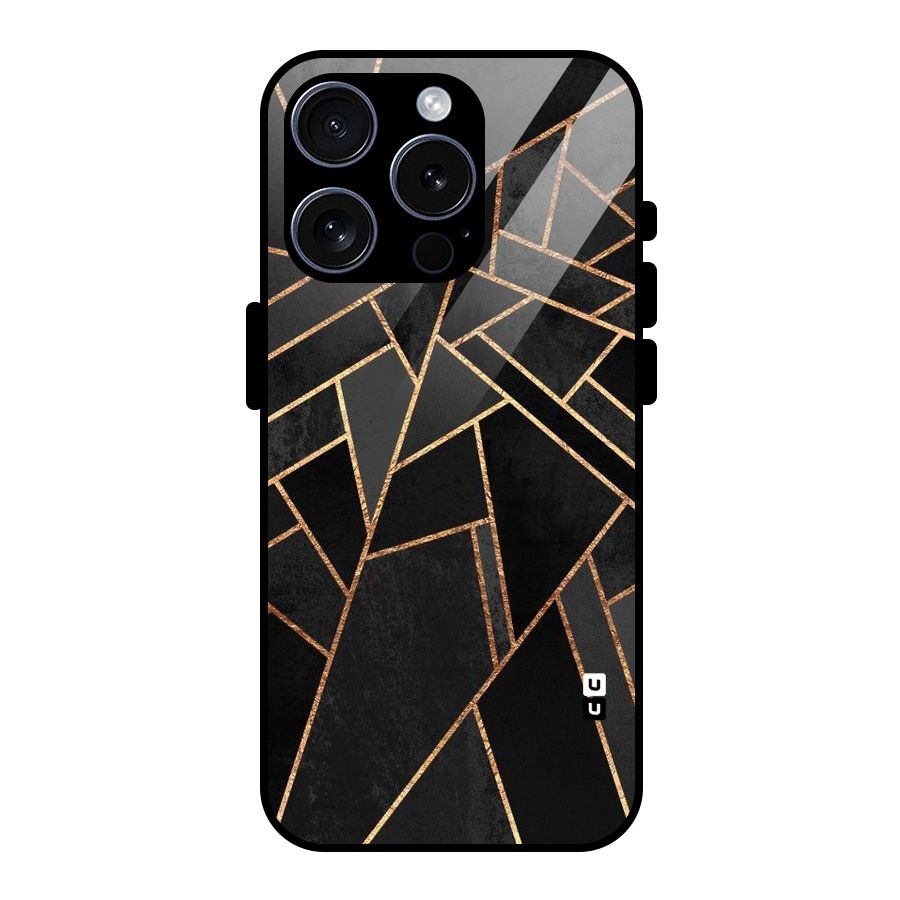 Sharp Tile Glass Back Case for iPhone 15 Pro