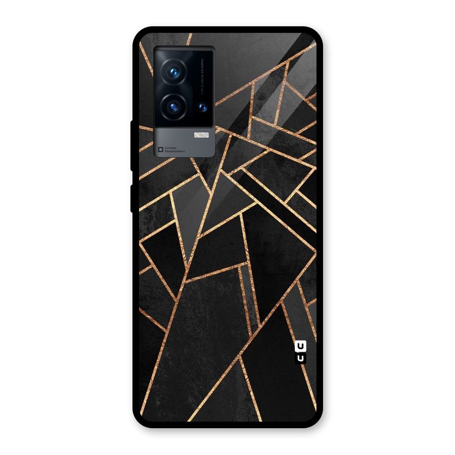 Sharp Tile Glass Back Case for iQOO 9 5G