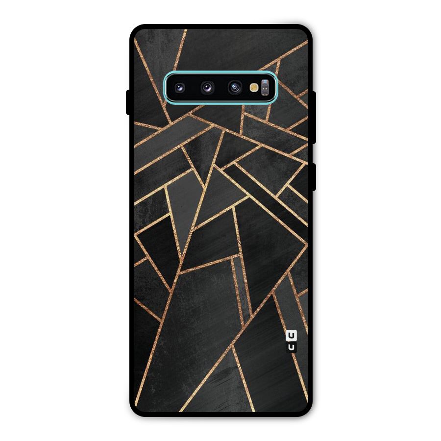 Sharp Tile Metal Back Case for Galaxy S10 Plus