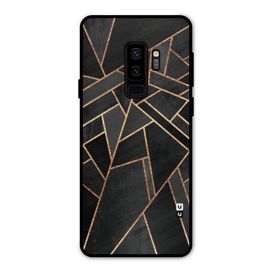 Sharp Tile Metal Back Case for Galaxy S9 Plus