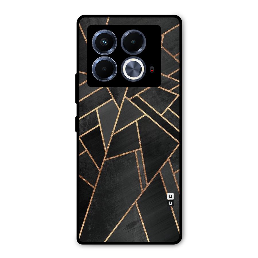 Sharp Tile Metal Back Case for Infinix Note 40 5G