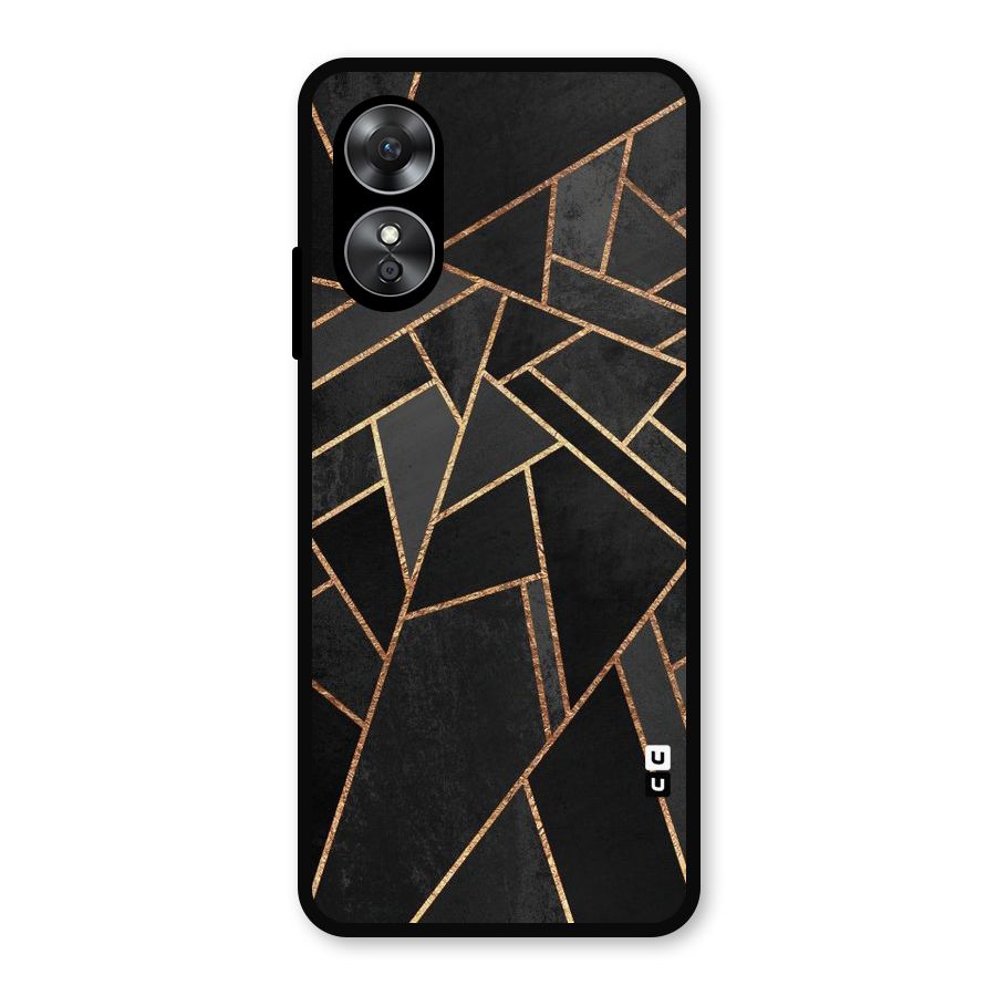 Sharp Tile Metal Back Case for Oppo A17