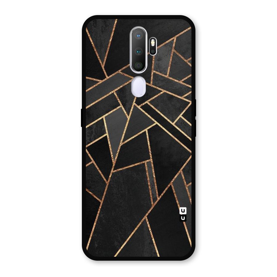 Sharp Tile Metal Back Case for Oppo A5 (2020)