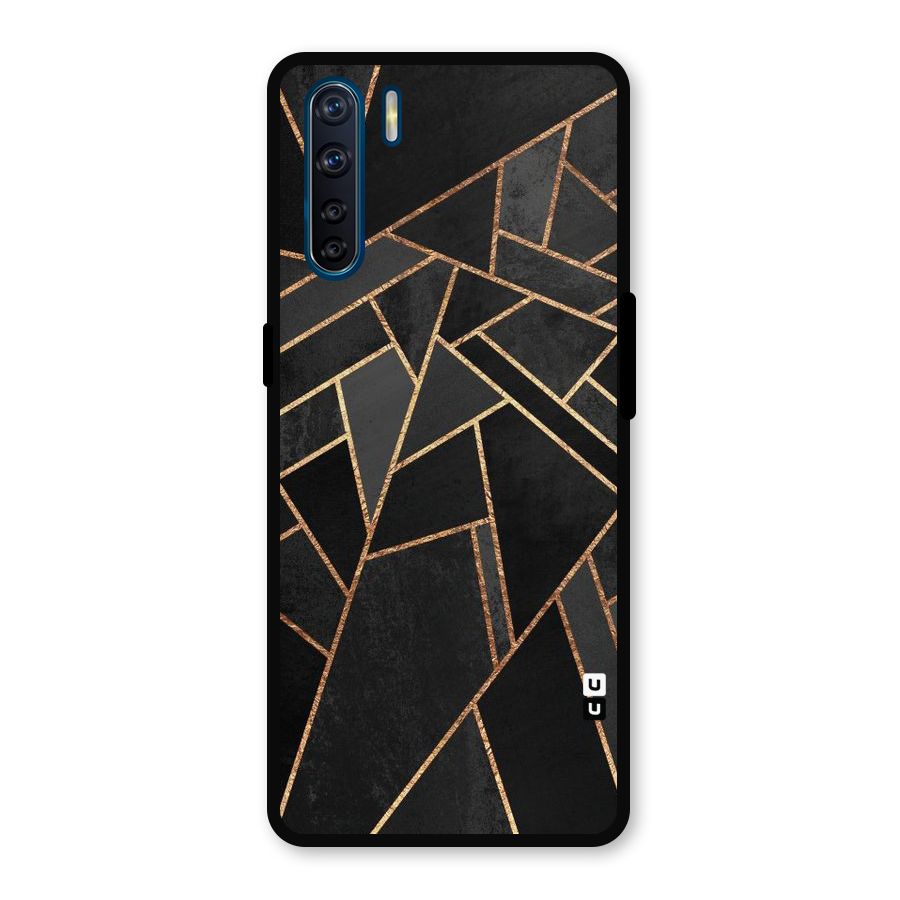 Sharp Tile Metal Back Case for Oppo F15