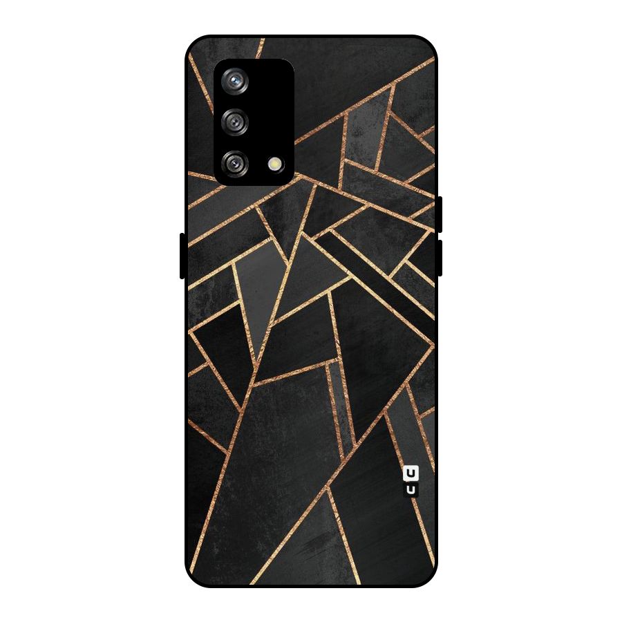 Sharp Tile Metal Back Case for Oppo F19