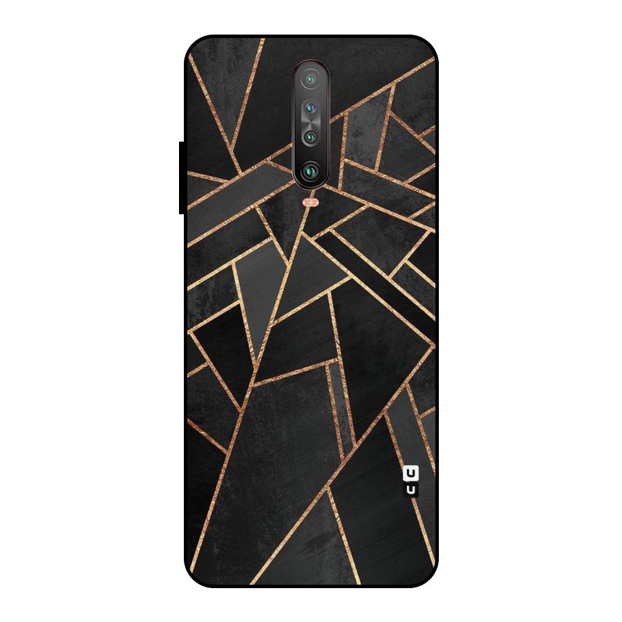 Sharp Tile Metal Back Case for Poco X2