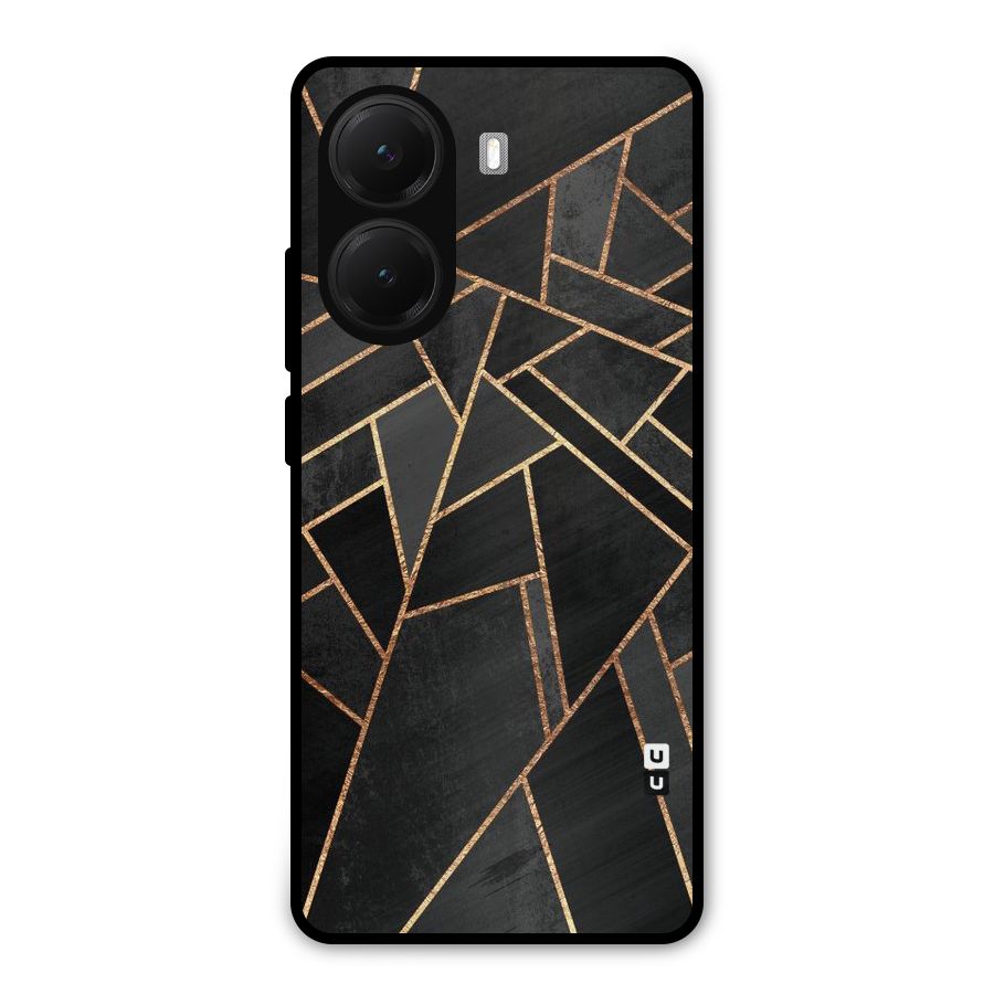 Sharp Tile Metal Back Case for Poco X7 Pro