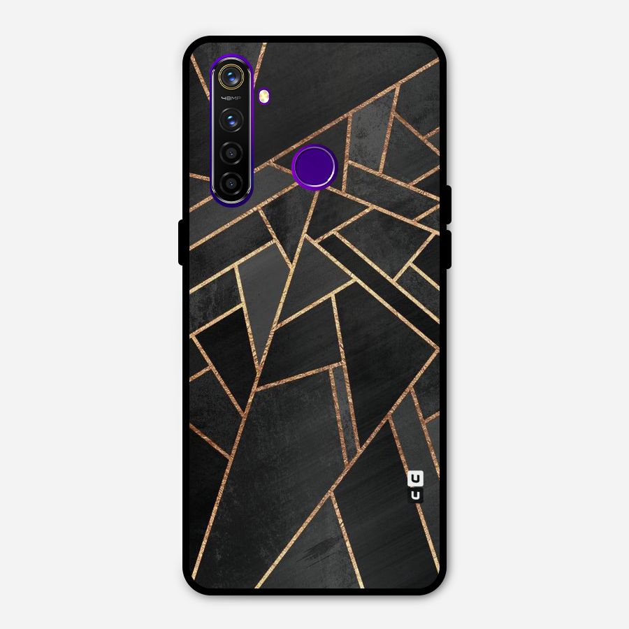 Sharp Tile Metal Back Case for Realme 5 Pro
