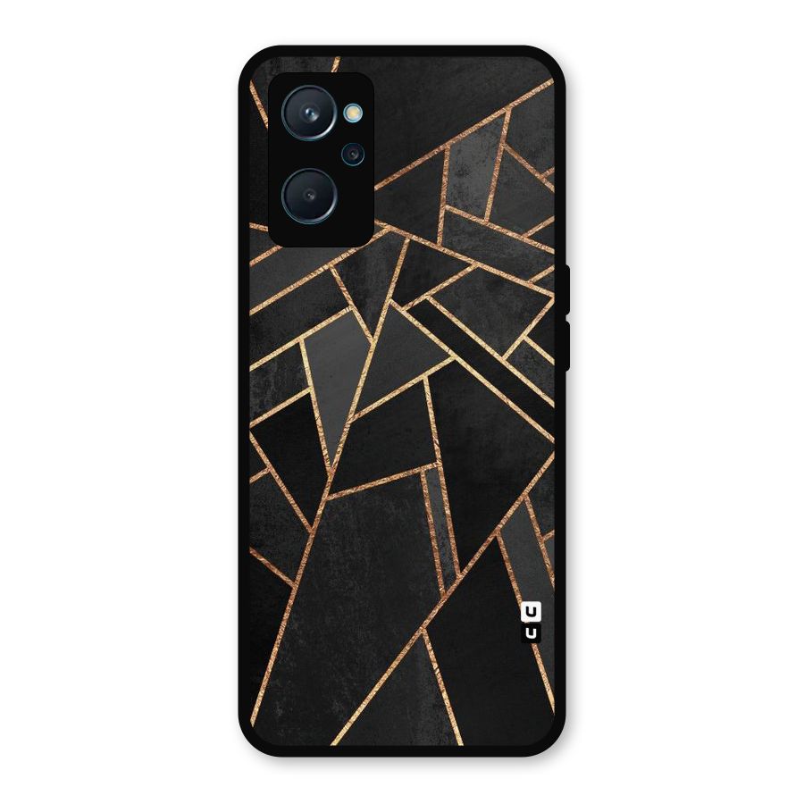 Sharp Tile Metal Back Case for Realme 9i