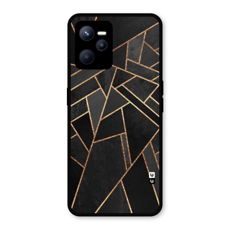 Sharp Tile Metal Back Case for Realme C35