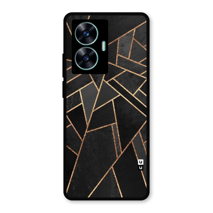 Sharp Tile Metal Back Case for Realme C55