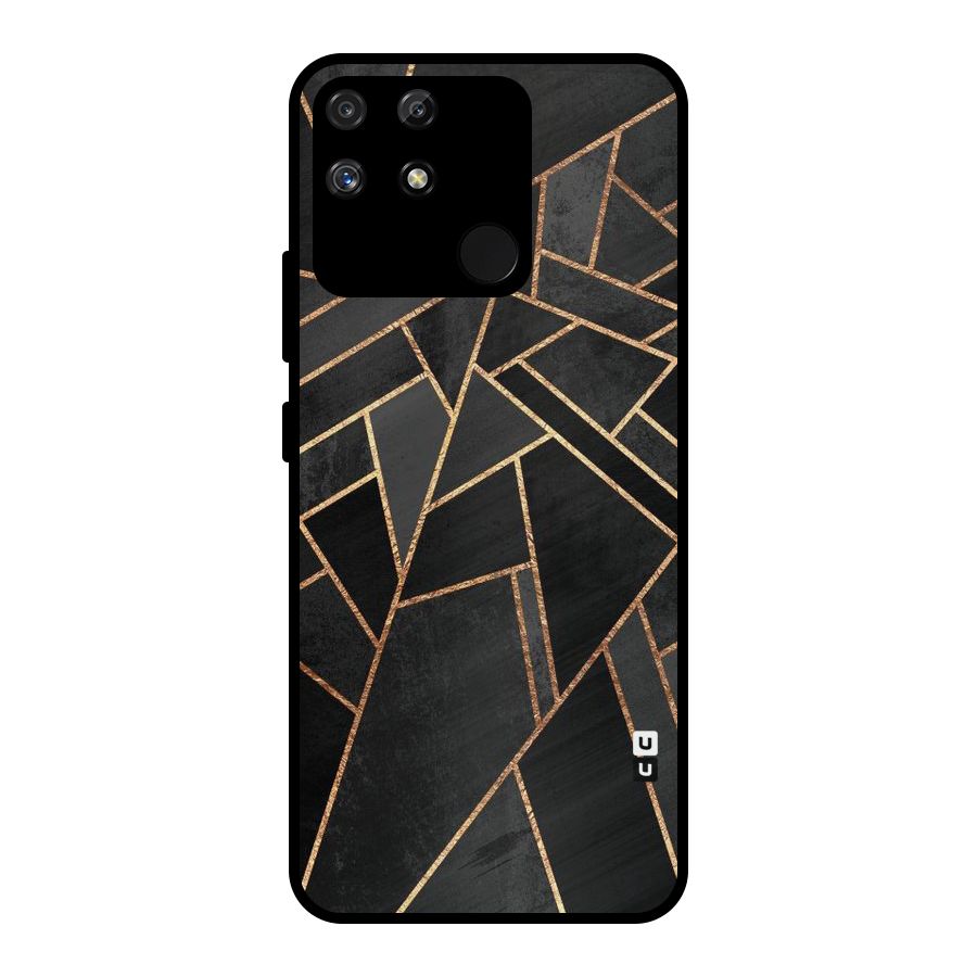 Sharp Tile Metal Back Case for Realme Narzo 50A